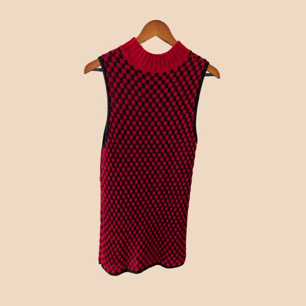 Crossing Pointe Sleeveless Knit Mini Dress